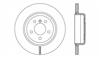 OPEN PARTS bdr274720 -  Тормозной диск